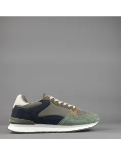 Hoff Sneakers Uomo City Cologne Camoscio Tela Verde Militare Prezzo 110,00