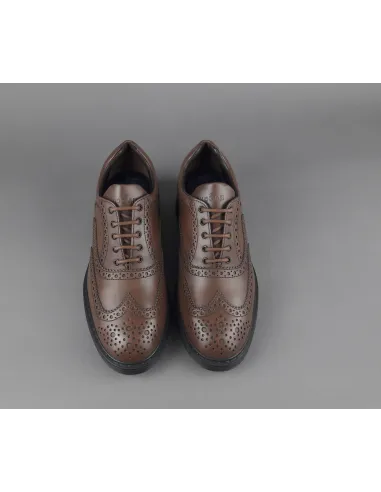 Hogan // Sa Scarpa Francesina H576 Uomo Pelle Marrone Prezzo 460,00