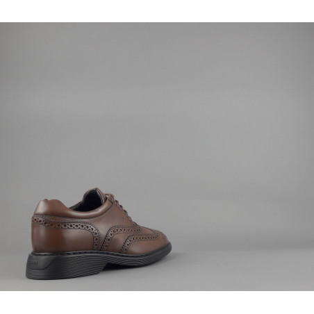Hogan // Sa Scarpa Francesina H576 Uomo Pelle Marrone Prezzo 460,00