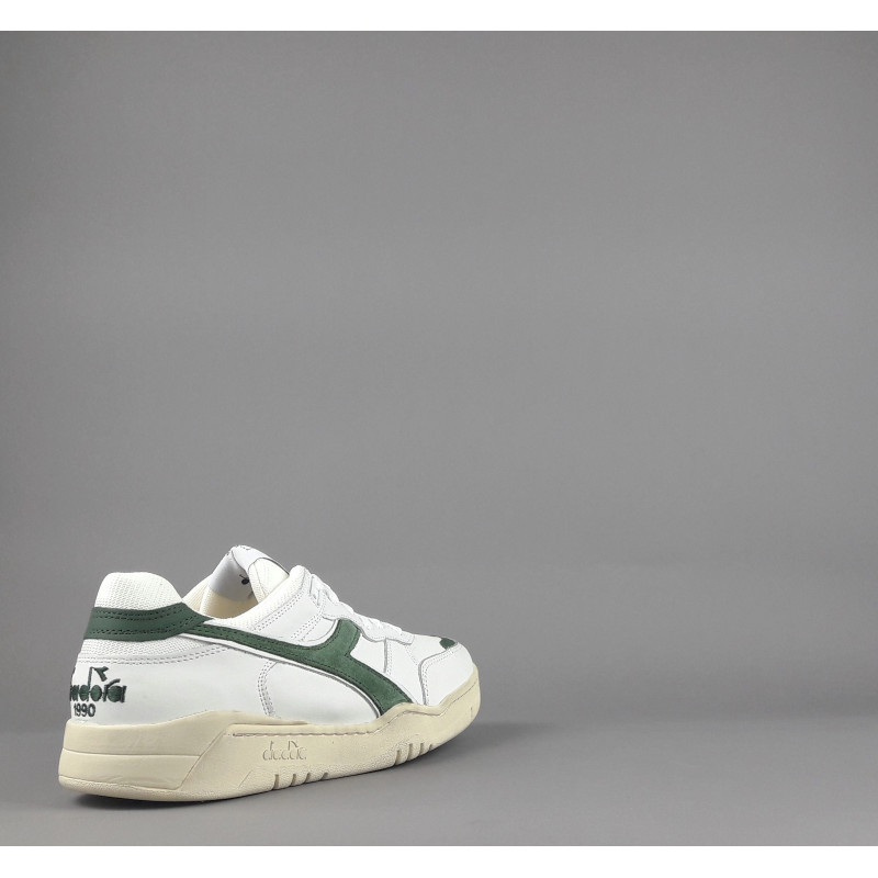 Diadora // Sa Sneakers Uomo B.560 Vintage Pelle Bianco Verde Prezzo 230,00