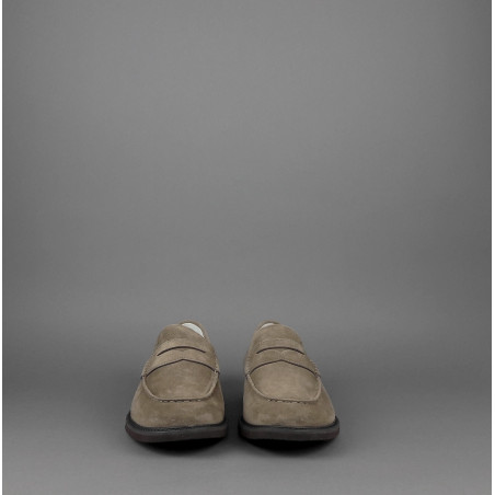 Hogan Mocassino Club Uomo Camoscio Marrone Chiaro Prezzo 298,00