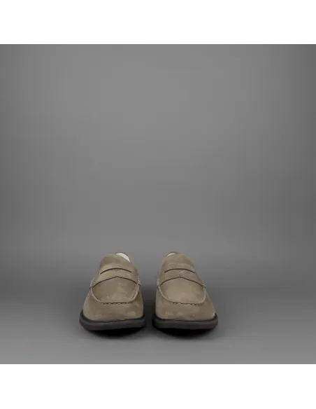 Hogan Mocassino Club Uomo Camoscio Marrone Chiaro Prezzo 298,00