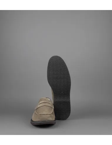 Hogan Mocassino Club Uomo Camoscio Marrone Chiaro Prezzo 298,00