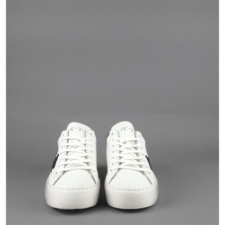 Ama Brand // Sa Sneakers Donna Snk Pelle Bianco Spoiler Animalier Prezzo 195,00