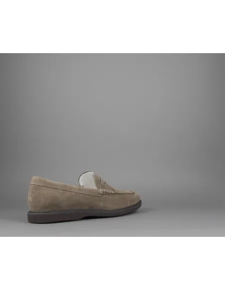 Hogan Mocassino Club Uomo Camoscio Marrone Chiaro Prezzo 298,00
