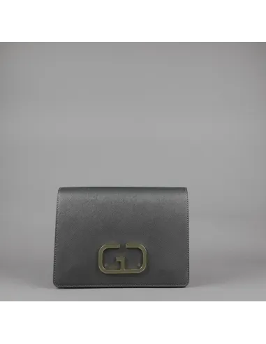 Gio Cellini // Sa Borsa A Spalla Donna Pu Saffiano Grigio Prezzo 120,00