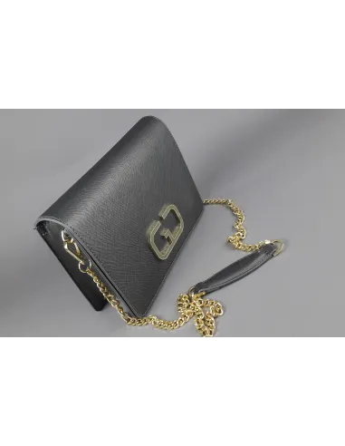 Gio Cellini // Sa Borsa A Spalla Donna Pu Saffiano Grigio Prezzo 120,00