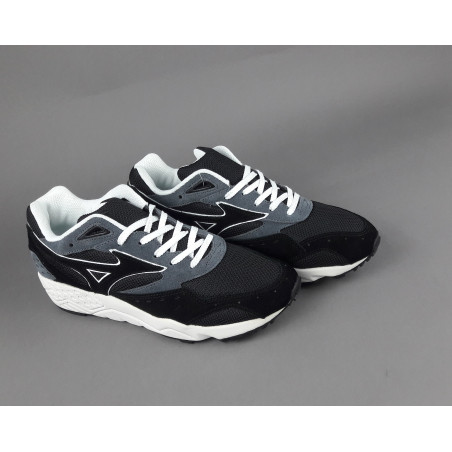 Mizuno Sneakers Uomo Contender Camoscio Tela Nero Logo Nero Prezzo 120,00