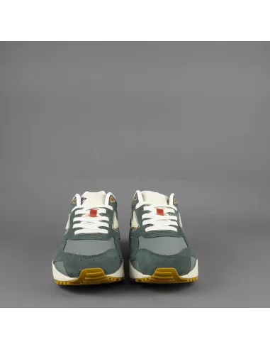 Mizuno Sneakers Uomo Contender Camoscio Tela Verde Militare Logo Avorio Prezzo 130,00