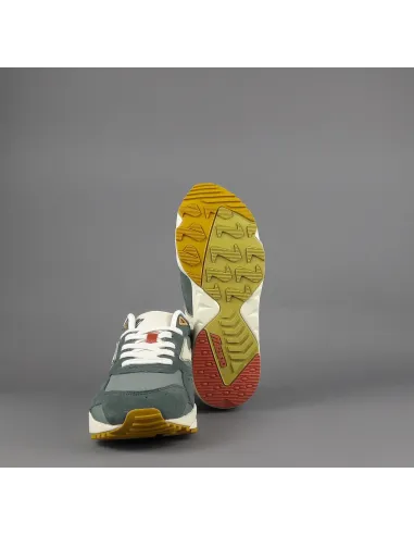 Mizuno Sneakers Uomo Contender Camoscio Tela Verde Militare Logo Avorio Prezzo 130,00