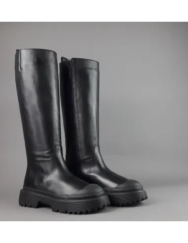 Hogan Stivale Donna H619 Pelle Nero H Logo Prezzo 650,00