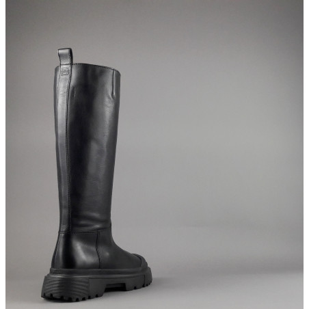 Hogan Stivale Donna H619 Pelle Nero H Logo Prezzo 650,00