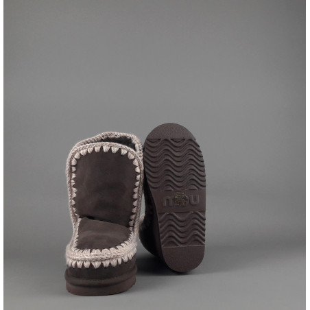 Mou Eskimo 24 Donna Montone Double-Face Marrone Scuro Prezzo 229,00