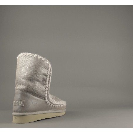 Mou Eskimo 24 Donna Montone Double-Face Metal Cracked Grigio Chiaro Prezzo 249,00