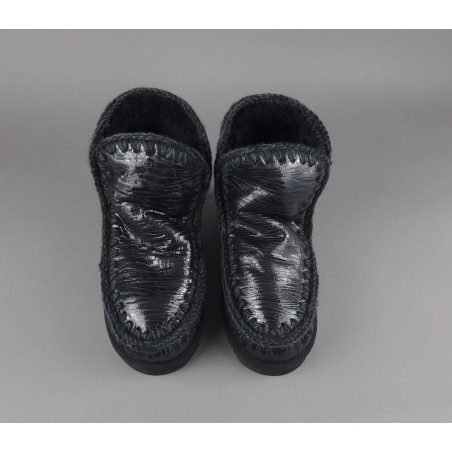 Mou Eskimo 18 Donna Montone Double-Face Lached Nero Prezzo 299,00