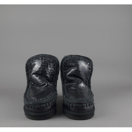 Mou Eskimo 18 Donna Montone Double-Face Lached Nero Prezzo 299,00