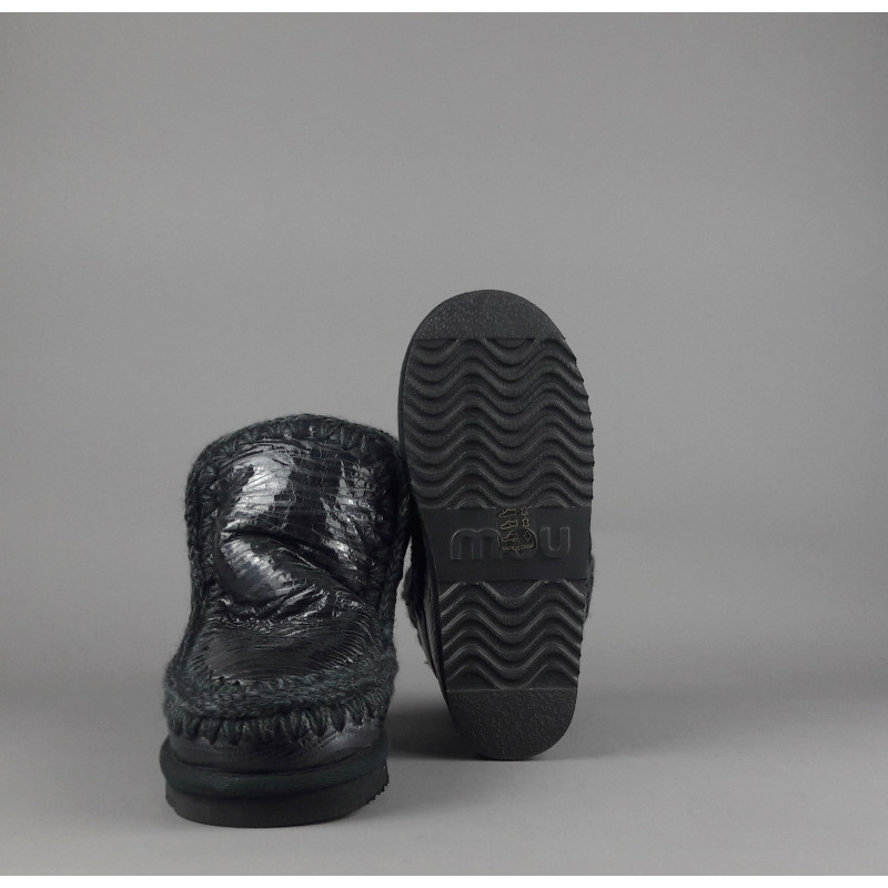 Mou Eskimo 18 Donna Montone Double-Face Lached Nero Prezzo 299,00