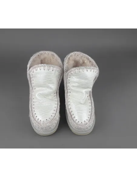 Mou Eskimo 18 Donna Montone Double-Face Lached Bianco Opaco Prezzo 299,00