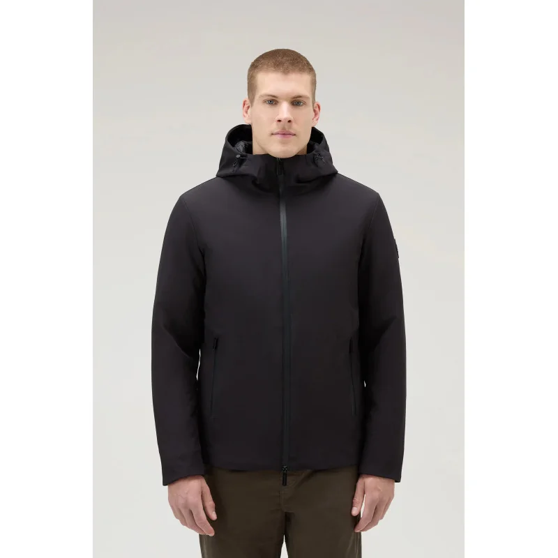 Woolrich // Sa Giubbino Uomo Pacific Soft Shell Nero Prezzo 600,00