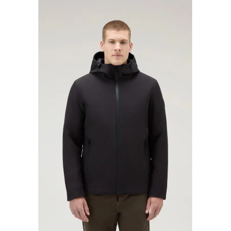 Woolrich // Sa Giubbino Uomo Pacific Soft Shell Nero Prezzo 600,00