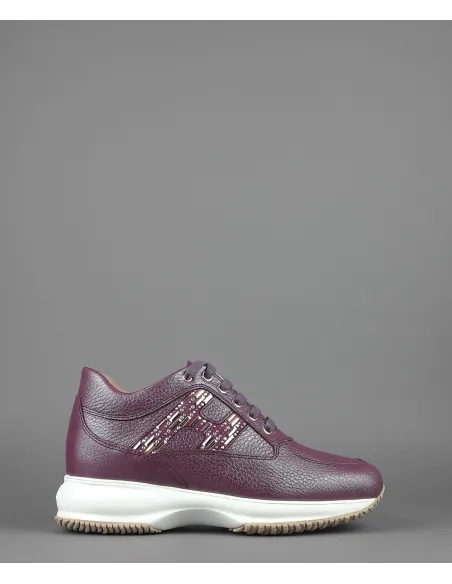 Hogan Interactive Donna Pelle Perlata Wine H Microborchie Prezzo 320,00