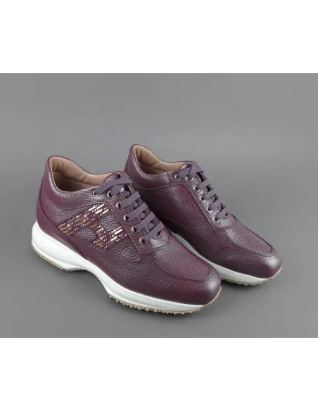 Hogan Interactive Donna Pelle Perlata Wine H Microborchie Prezzo 320,00