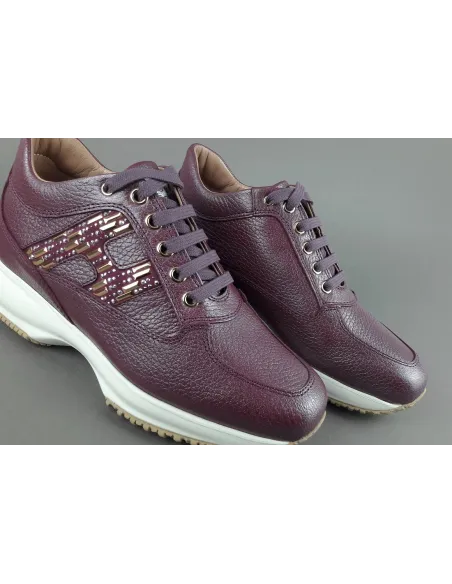 Hogan Interactive Donna Pelle Perlata Wine H Microborchie Prezzo 320,00