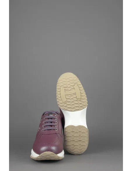 Hogan Interactive Donna Pelle Perlata Wine H Microborchie Prezzo 320,00