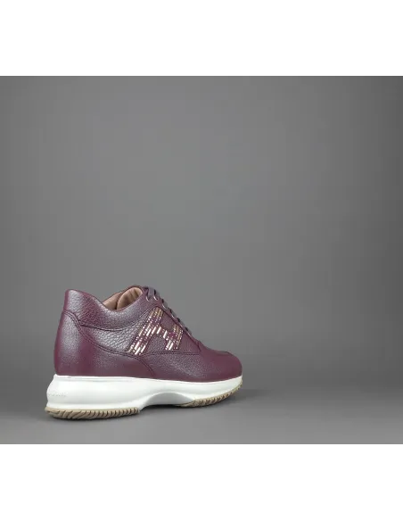 Hogan Interactive Donna Pelle Perlata Wine H Microborchie Prezzo 320,00