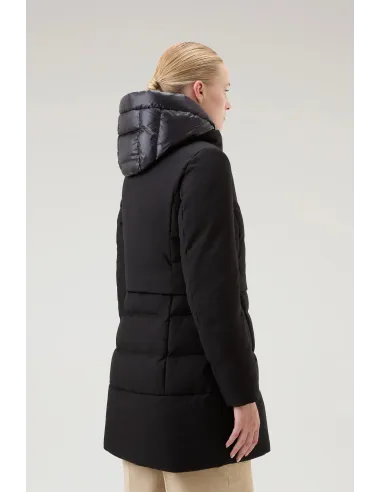 Woolrich Giubbino Donna Luxe Prescott Parka Nero Prezzo 700,00