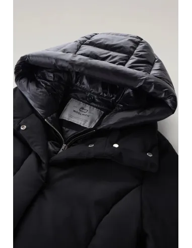 Woolrich Giubbino Donna Luxe Prescott Parka Nero Prezzo 700,00