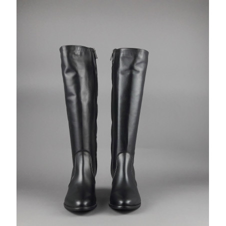 Frau Stivale Alto Donna Pelle Nero Zip Laterale Prezzo 179,00