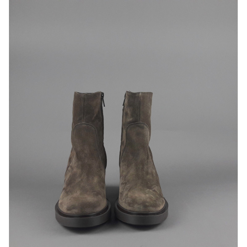 Frau Tronchetto Donna Camoscio Torba Zip Laterale Prezzo 150,00