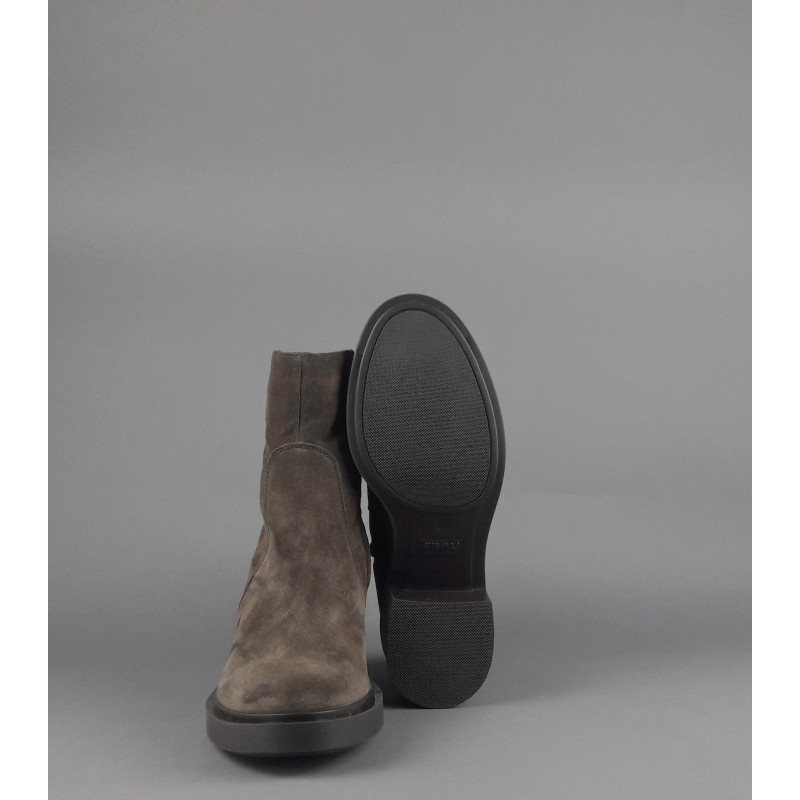 Frau Tronchetto Donna Camoscio Torba Zip Laterale Prezzo 150,00