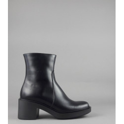 Frau Tronchetto Donna Pelle Nero Zip Laterale Prezzo 155,00