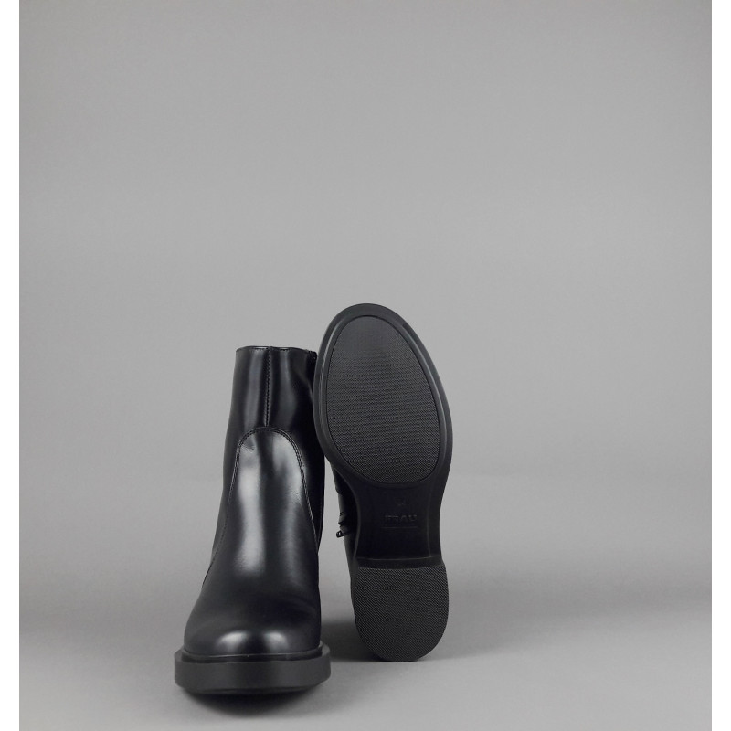 Frau Tronchetto Donna Pelle Nero Zip Laterale Prezzo 155,00