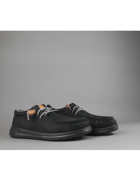 Hey Dude Sneakers Wally Grip Nabuk Nero Prezzo 100,00
