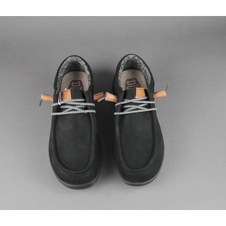 Hey Dude // Sa Sneakers Wally Grip Nabuk Nero Prezzo 100,00