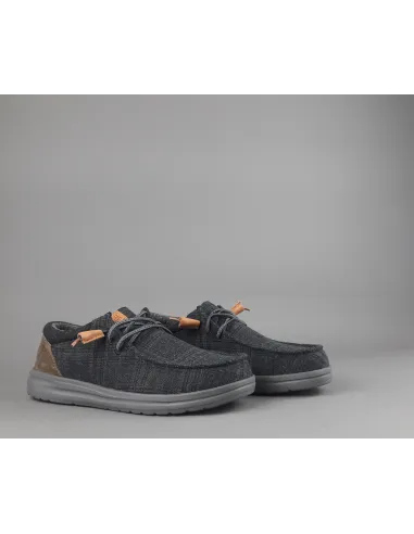 Hey Dude // Sa Sneakers Wally Grip Wool Lana Grigio Plaid Prezzo 85,00
