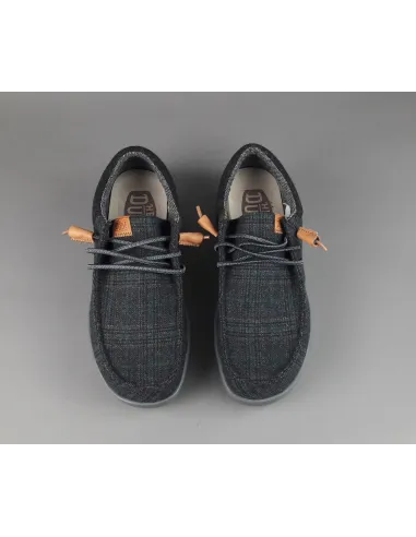 Hey Dude // Sa Sneakers Wally Grip Wool Lana Grigio Plaid Prezzo 85,00