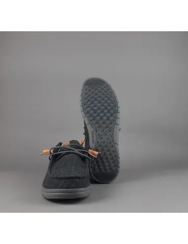 Hey Dude // Sa Sneakers Wally Grip Wool Lana Grigio Plaid Prezzo 85,00