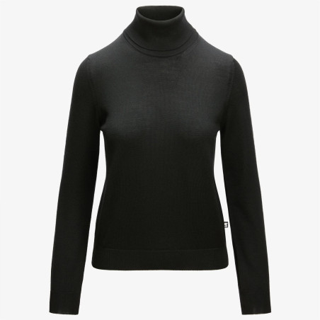 K-Way Maglia Collo Alto Donna Susie Lana Merino Nero Prezzo 150,00