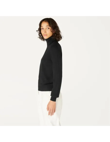 K-Way Maglia Collo Alto Donna Susie Lana Merino Nero Prezzo 150,00