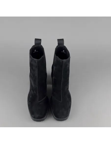 Hogan Stivaletto Donna H623 Camoscio Nero Elastici Laterali Prezzo 450,00