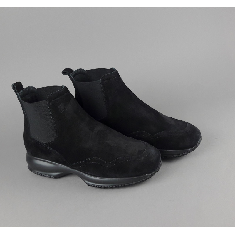 Hogan // Sa Interactive Tronchetto Donna Camoscio Nero Prezzo 450,00