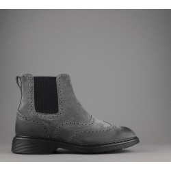 Hogan // Sa Stivaletto Chelsea H576 Uomo Camoscio Vintage Grigio Scuro Prezzo 460,00