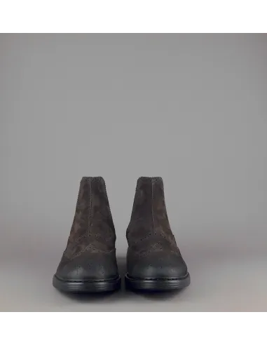 Hogan // Sa Stivaletto Chelsea H576 Uomo Camoscio Vintage Testa Di Moro Prezzo 460,00