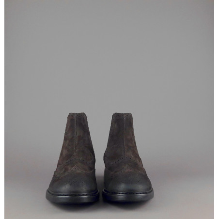 Hogan // Sa Stivaletto Chelsea H576 Uomo Camoscio Vintage Testa Di Moro Prezzo 460,00