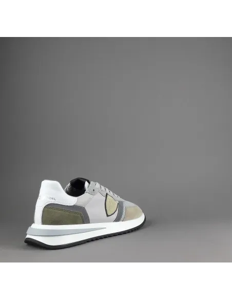Philippe Model _ _ Sneakers Uomo Mondial Camoscio Tela Grigio Talpa Prezzo 280,00