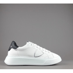 Philippe Model Sneakers Donna New Temple Pelle Bianco Spoiler Nero Prezzo 320,00
